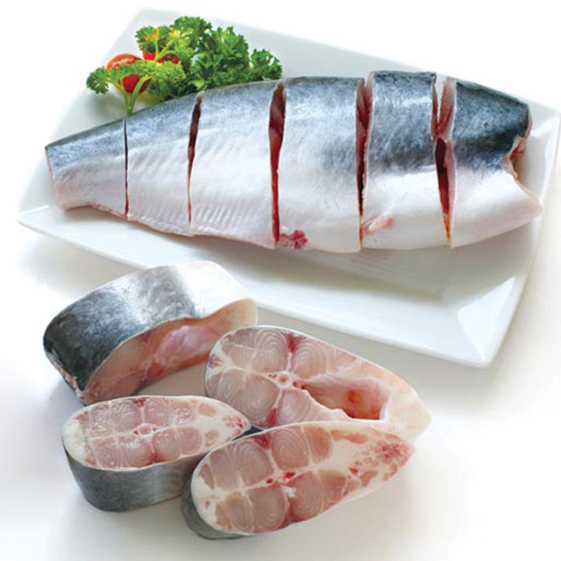 Cá basa cắt khúc trắng